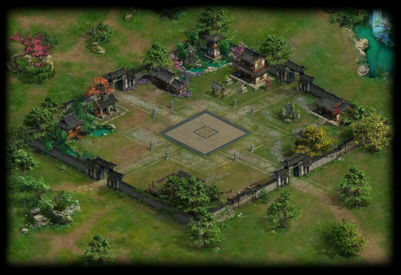 传奇城镇系列封边地砖地图素材-Gm64版本站