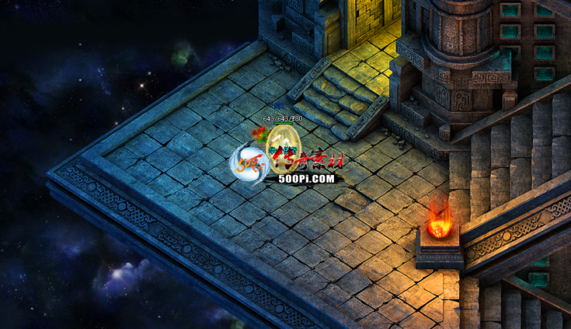 高清定制动态独立地砖9层,18层塔素材-Gm64版本站